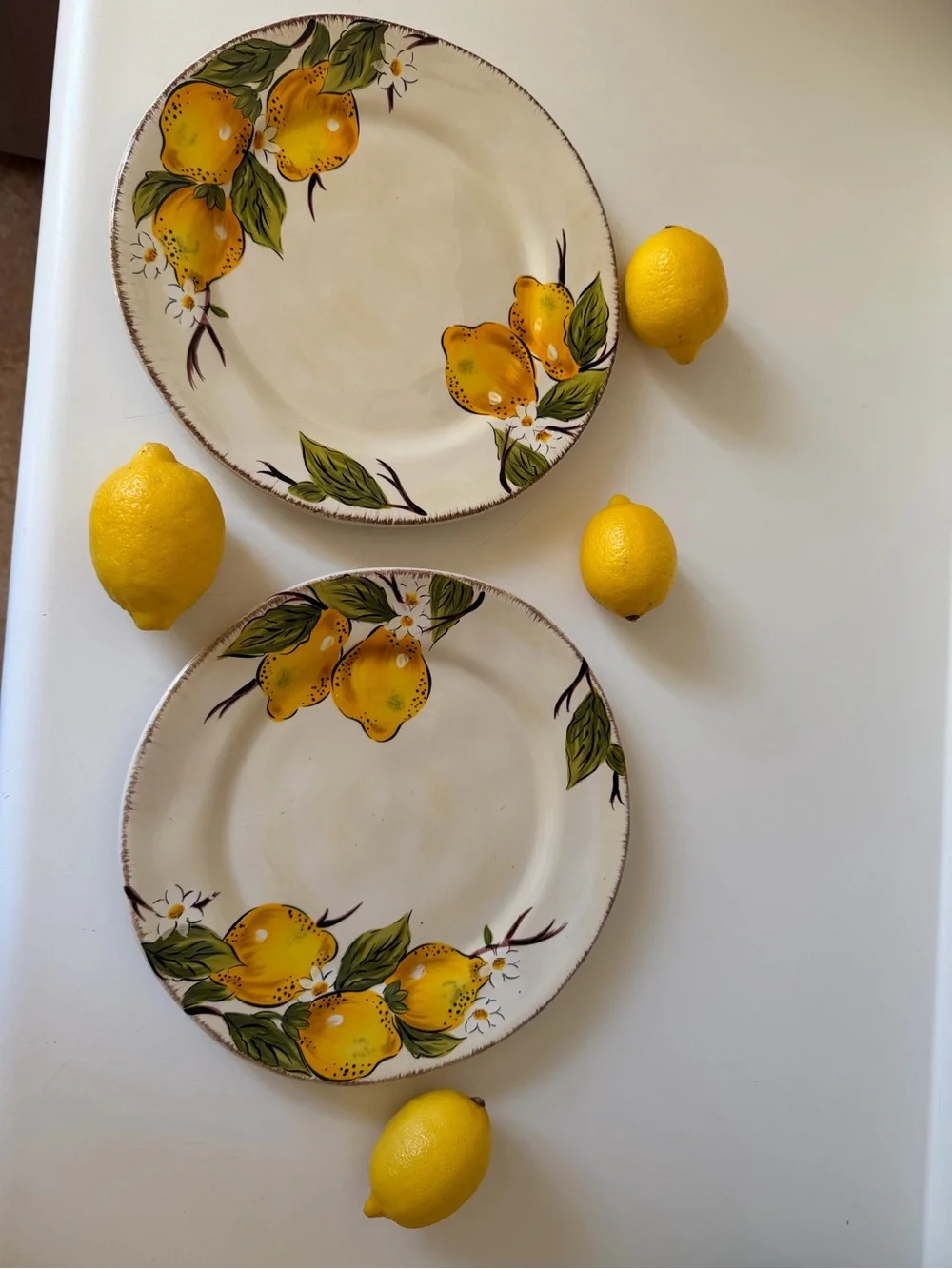 Avalon by Pier 1 Lemon plates. Set of 2